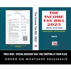INCOME TAX BILL 2025 ( BILL NO.24 OF 2025) - Detailed Section-wise Comparison