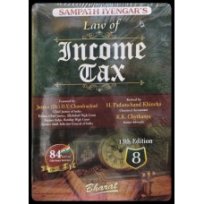 SAMPATH IYENGAR INCOMETAX LAW VOL 8 - 13th edition by PADAMCHAND KHINCHA - K K CHYTHANYA
