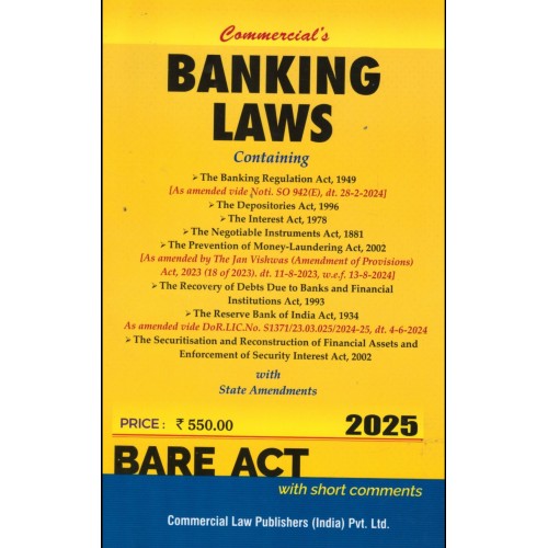 BANKING LAWS-BARE ACT 2025 BANKING LAWS-BARE ACT 2025