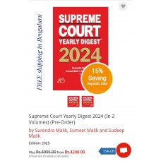 SUPREME COURT YEARLY DIGEST -2024 IN 2 VOLUMES