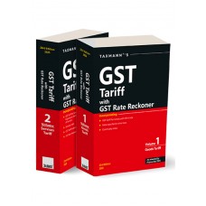 GST TARIFF WITH GST RATE RECKONER- TAXMANN PUBLICATIONS - MAY 2025