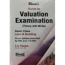 Valuation Examination (Theory with MCQs) – Land & Building by S.K. Pandab – Edition 2024
