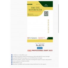 THE TAX REFERNCER (TR) THE ULTIMATE INCOME TAX JOURNAL-2025 ( FREE PROFESSIONAL DIARY)