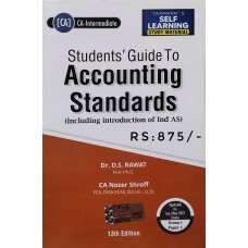 Students' Guide to Accounting Standards (Adv. Accounts) | Study Material By D.S. Rawat, Nozer Shroff