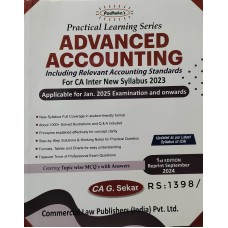 CA INTER ADVANCED ACCOUNTING BY CA G SEKAR