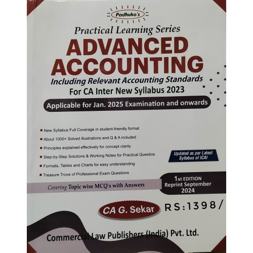 CA INTER ADVANCED ACCOUNTING BY CA G SEKAR CA INTER ADVANCED ACCOUNTING BY CA G SEKAR