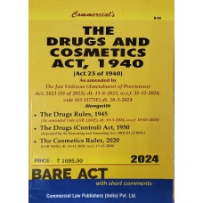 DRUGS AND COSMETIC ACT,1940 BARE ACT -2024