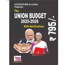 UNION BUDGET 2025-2026 BY ACCOUNTING & LEGAL PUBLISHERS