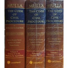 MULLA:THE CODE OF CIVIL PROCEDURE IN 3 VOLUMES