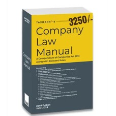 COMPANY LAW MANUAL-2024  -22st edition-TAXMANN PUBLICATIONS
