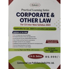 CORPORATE & OTHER LAWS CA INTER BY CA G SEKAR