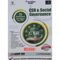 CS PROFESSIONAL-CSR & SOCIAL GOVERNANCE -JUNE 2024 EXAMS