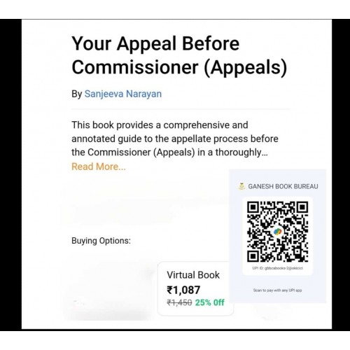 YOUR APPEAL BEFORE COMMISSIONER ( APPEALS) VIRTUAL BOOKS YOUR APPEAL BEFORE COMMISSIONER ( APPEALS) VIRTUAL BOOKS