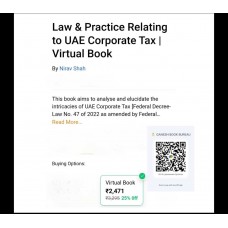 LAW & PRACTICE RELATING TO UAE CORPORATE TAX |VIRTUAL BOOK