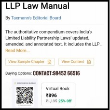 VIRTUAL BOOK-EBOOK-LLP LAW MANUAL BY TAXMANN PUBLICATIONS 2024