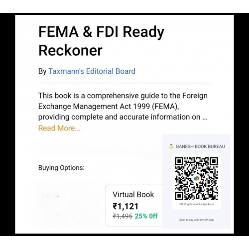VIRTUAL BOOK-E BOOK-FEMA READY RECKONER BY TAXMANN PUBLICATIONS VIRTUAL BOOK-E BOOK-FEMA READY RECKONER BY TAXMANN PUBLICATIONS