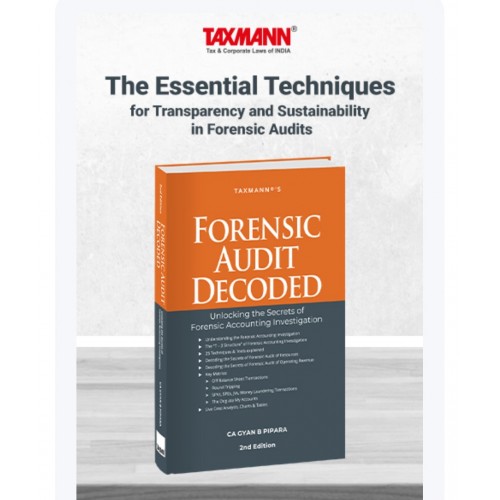 Forensic Audit Decoded – Unlocking the Secrets of Forensic Accounting Investigation By Gyan B. Pipara Forensic Audit Decoded – Unlocking the Secrets of Forensic Accounting Investigation By Gyan B. Pipara