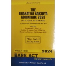THE BHARATIYA SAKSHYA ADHINIYAM,2023 BARE ACT ( INDIAN EVIDENCE ACT,1872)