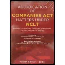 ADJUDICATION OF COMPANIES ACT MATTERS UNDER NCLT 