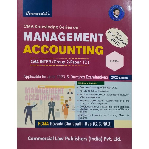 CMA INTER PAPER 12-MANAGEMENT ACCOUNTING BY GC RAO CMA INTER PAPER 12-MANAGEMENT ACCOUNTING BY GC RAO