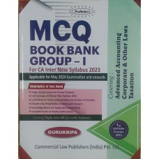 CA-INTER-NEW SYLLABUS MAY 2024 EXAMS-MCQ -GROUP -1  BY GURUKRIPA