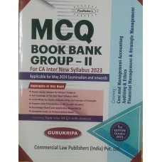 CA-INTER-NEW SYLLABUS MAY 2024-MCQ -GROUP -II BY GURUKRIPA