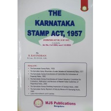 KARNATAKA STAMT ACT, 1957 -UPDATED UPTO 10-2-2024  MJS PUBLICATIONS