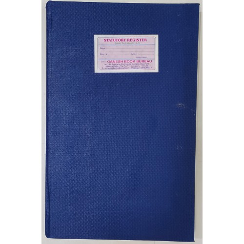 STATUTORY REGISTER-COMPANY STATUTORY REGISTER