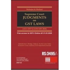 Supreme Court Judgements on GST LAWS ( July 2017 to January 2025)