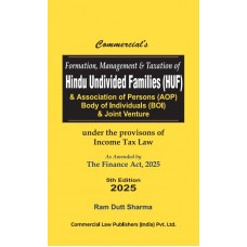 HUF LATEST BOOKS BY RAM DUTT SHARMA-As Amended by Finance Act 2025