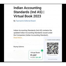 INDIAN ACCOUNTING STANDARDS (IND AS ) | VIRTUAL BOOK 2023