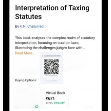 INTERPRETATION OF TAXING STATUTES |VIRTUAL BOOK