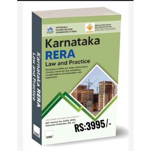 KARNATAKA RERA |LAW & PRACTICE -TAXMANN PUBLICATION KARNATAKA RERA |LAW & PRACTICE -TAXMANN PUBLICATION