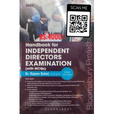 HANKBOOK FOR INDEPENDENT DIRECTORS EXAMINATION (WITH MCQs ) by Dr. Rajveev Babel 2024 - 3rd edition