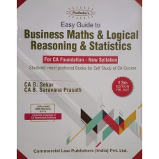 PADHUKAS: EASY GUIDE TO BUSINESS MATHS & LOGICAL REASONING & STATISTICS :PAPER 3 -by G SEKHAR/SARAVANA PRASATH-2022