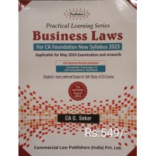 BUSINESS LAWS FOR CA FOUNDATION NEW SYLLABUS 2023 -MAY 2024 EXAMINATION