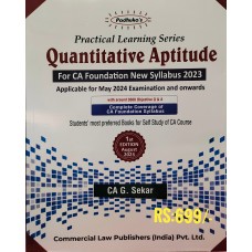CA FOUNDATION NEW SYLLABUS-QUANTITATIVE APTITUDE  BY CA G SEKAR -MAY 2024 EXAMS