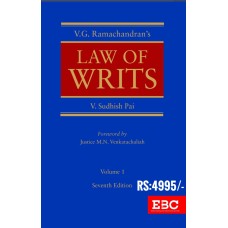 LAW OF WRITS BY  V.G.RAMACHANDRAN'S