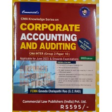COMMERCIALS 2023 EDITION -CMA KNOWLEDGE SERIES ON CORPORATE ACCOUTING AND AUDITING 