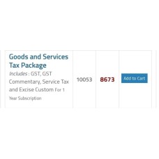  GOODS AND SERVICE TAX  ONLINE PACKAGE 2024-TAX PUBLISHERS