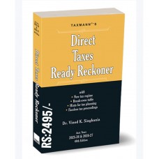 TAXMANN- DIRECT TAX READY RECKONER 2025-2026 BY VINOD K SINGHANIA