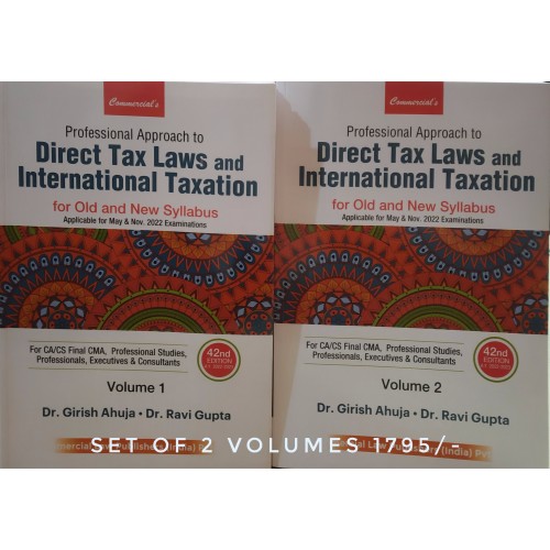 CMA INTERDIRECT & INDIRECT TAXATION Containing Tax, GST