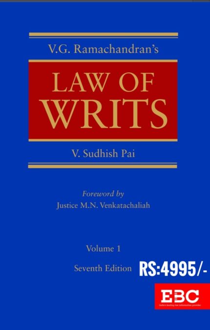 LAW OF WRITS BY  V.G.RAMACHANDRAN'S