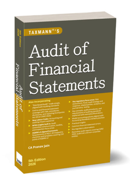 AUDIT OF FINANCIAL STATEMENTS BY CA PRANAV JAIN -TAXMANN PUBLICATION UPDATED  May 2026